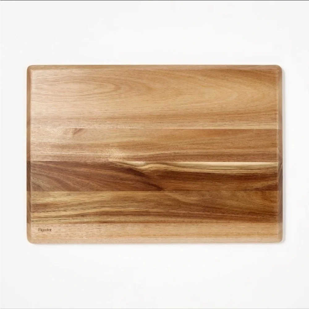 14-Inch x 20-Inch Acacia Wood Carving Board with Juice Groove from Figmint™